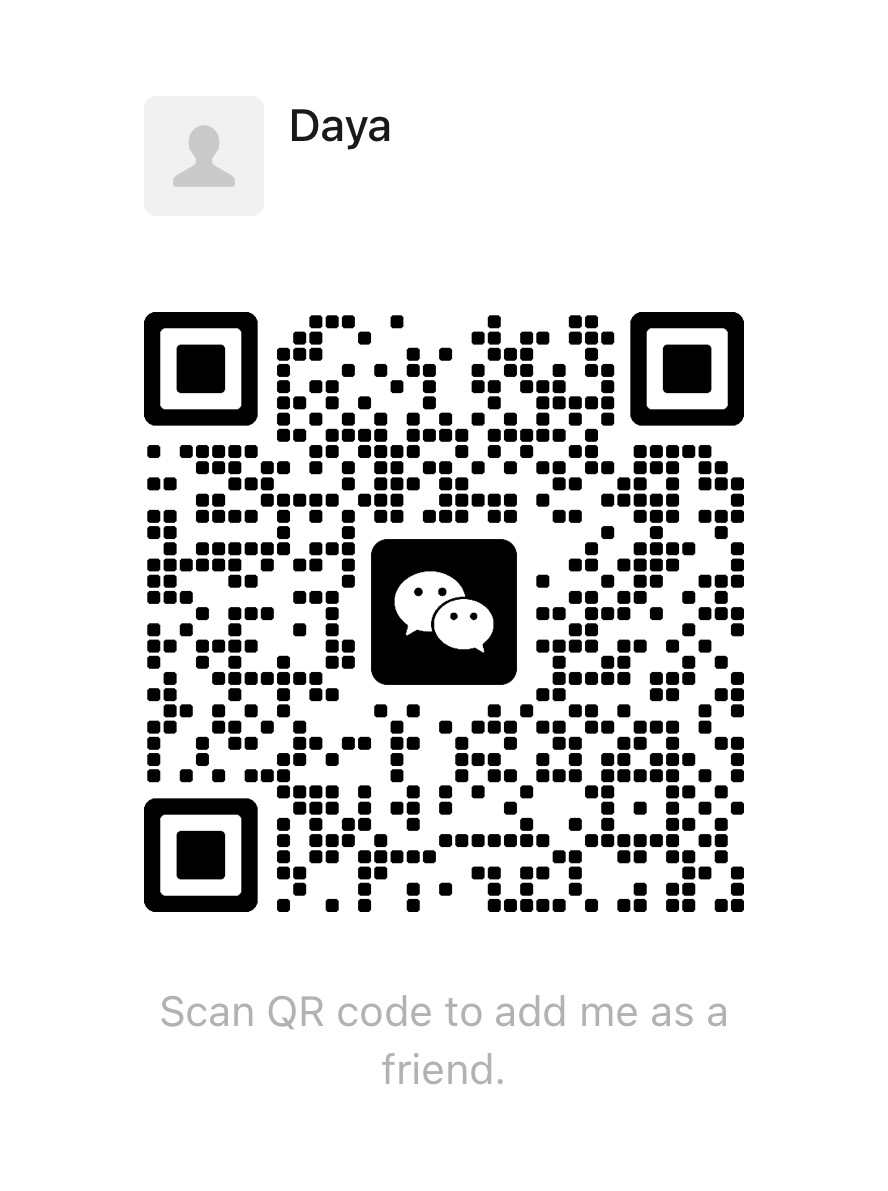 Código QR de WeChat de Daya